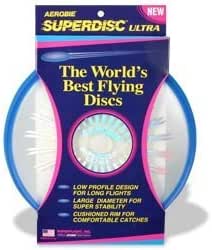 Amazon.com : Aerobie Superdisc Ultra Flying Disc - Blue : General Use ...