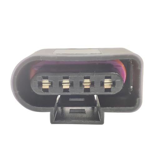 Conector de clavija de bobina de encendido 4B0973724 de 4 pines compatible con VW 3