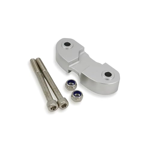Rehausseur de guidon pour moto Scrambler accessoire pontet pince surélevée noire