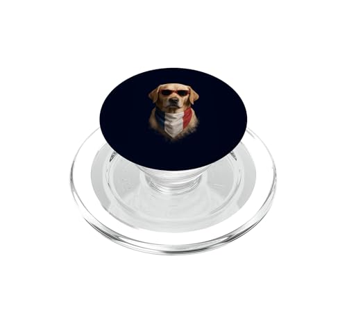 PopGrip pour MagSafe France Chien : Support Téléphone Drapeau Français pour Amateur de Labradors