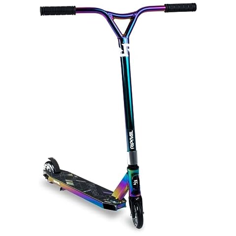 Riprail Jet Fuel Performance Stunt Scooter with Alloy Deck, Alloy Core Wheels, ABEC-9 Bearings, Alloy NECO Threadless Headset and Alloy CNC Machined Fork Cover