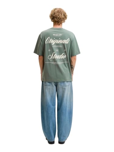 Rückenprint T-Shirt Grün X_L – Ansicht 2