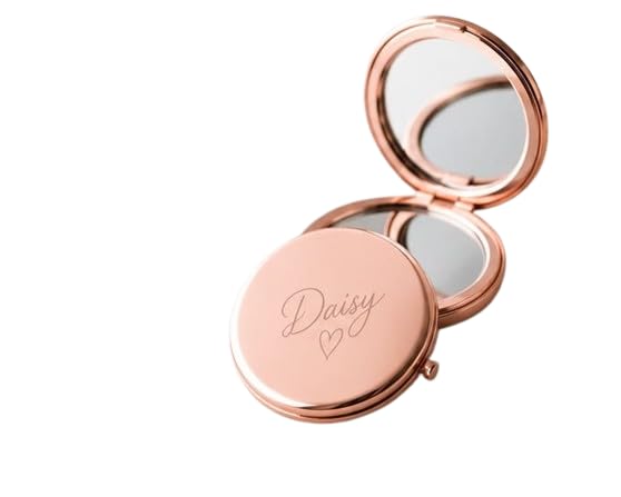 Personalised Compact Pocket Mirror with Hand-Engraving | Custom Name Engraving, 3 Colour Options, Rose Gold, Gold, Silver, Dual-Sided Mirror, Ideal..-image-16