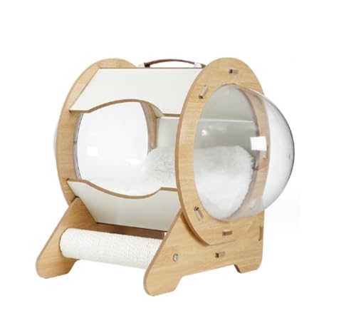 カプセル猫ハウス デッドエンドなし両面猫砂 携帯ポータブル スクラッチパッド一体