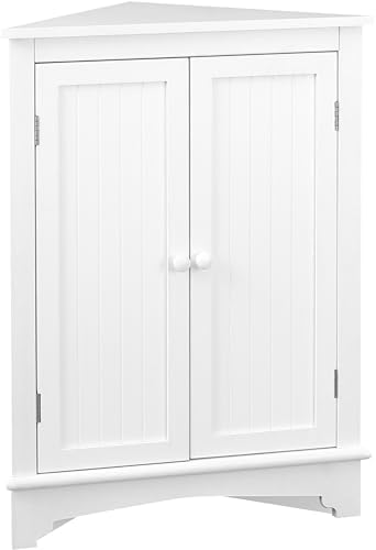 Amazon.com: ChooChoo Corner Storage Cabinet, Small Corner Cabinet with ...