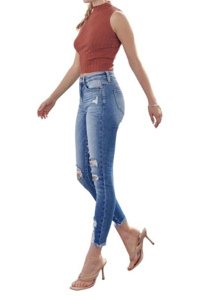 KANCAN High Rise Ankle Skinny Jeans KC9130M3