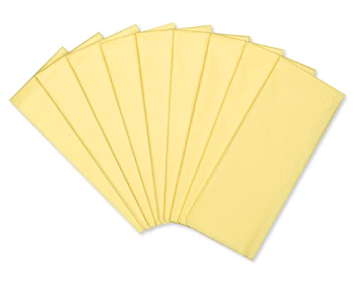 Image of Papyrus 8 Sheet Yellow Tissue Paper for Gifts, Decorations, Crafts, DIY and More