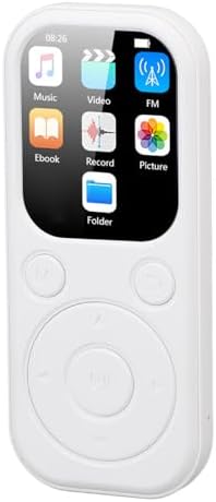 MP3 Player, Music Player with Bluetooth 5.4, Built-in HIFI Speaker, 2.01 Inch Color Screen Portable HIFI Music Player with E-Book Reader, (with Memory Card
