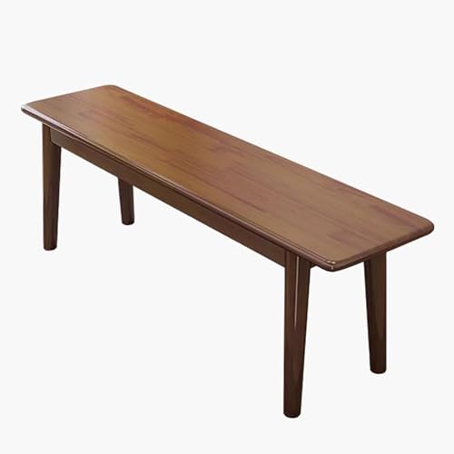 Banc de salle à manger en bois marron idéal pour optimiser le couloir