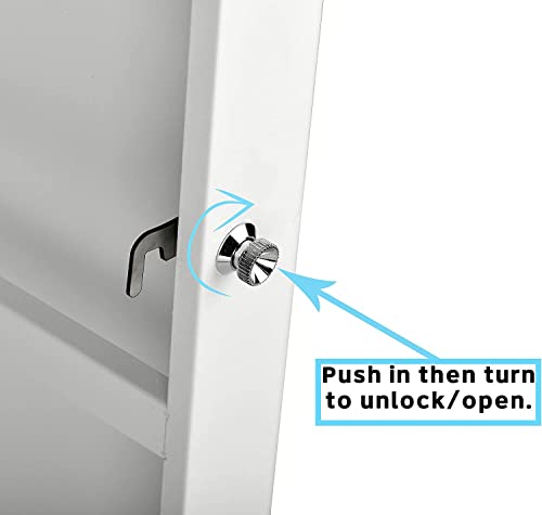 Adirhome Built-In Laundry Hamper, Clothes Hamper With Lid Wall Laundry Basket, Wall Laundry Box, Great Space Saving Solution For Remodelled Baths, Kitchen - White #TOP3