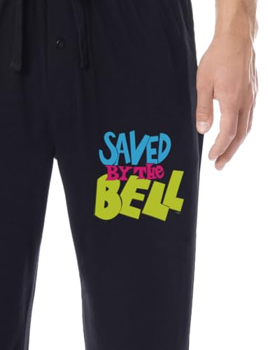 INTIMO Saved By The Bell Men's TV Show Logo Sleep Pajama Pants For Adults2