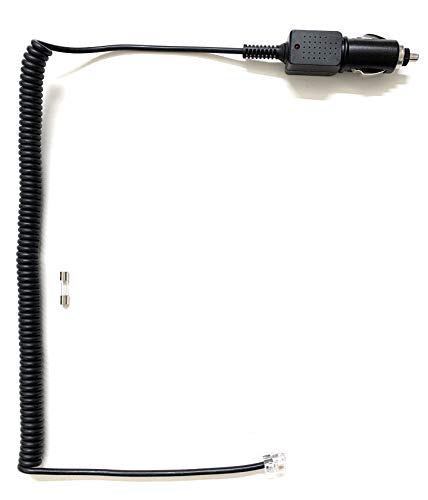 CAR DC Power Coiled Cord Compatible Replacement for Escort Passport S55 High Performance Pro Laser and Radar Detector w/DSP Radar Detector