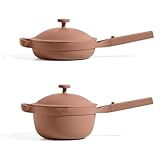 A COMPLETE COOKING SYSTEM: Replace an 18-piece cookware set with just two versatile items; the Mini Always Pan 2.0 and Mini Perfect Pot, designed to braise, sear, steam, strain, sauté, fry, boil, bake, and much more. ADVANCED NON-STICK PERFORMANCE: B...