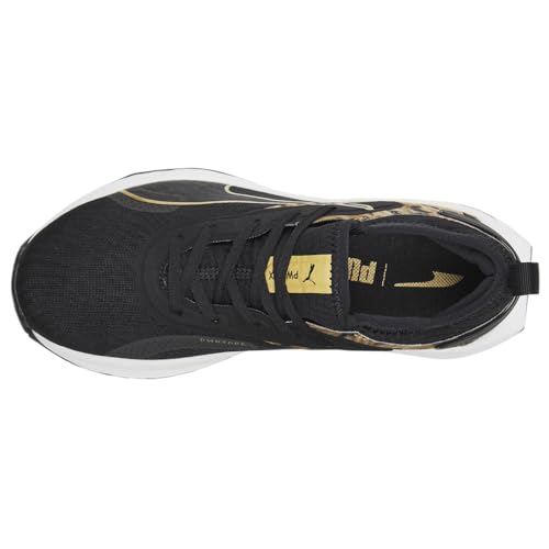 PUMA Womens Pwr Xx Nitro Safari Glam Running Sneakers Shoes - Black - Size 7 M4
