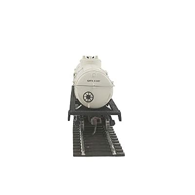 Walthers Trainline 40' Tank Car-Ready to Run-Baker's Chocolate GATX #31057 (White, Black, red) 931-1615 HO Scale Model Railroad - Freight Model