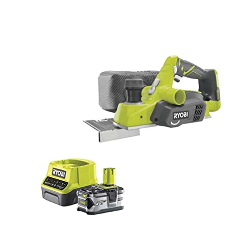 RYOBI R18PL-0, rabot sans fil 18V One+ 82mm, batterie 4.0Ah incluse