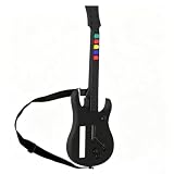 NBCP WII Guitar Hero,Wireless Guitar Controller for WII Guitar Hero Guitar and Rock Band Games,Compatible with all Guitar Hero Games,Rock Band 2,Legends of Rock（Black）