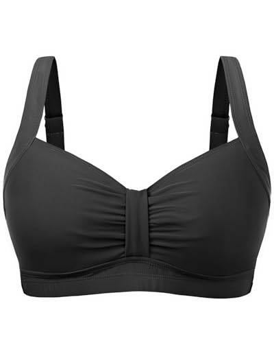 Women Underwire Bikini Top - Supportive Push Up Swim Top Only 2025 Retro Bathing Suit Tops