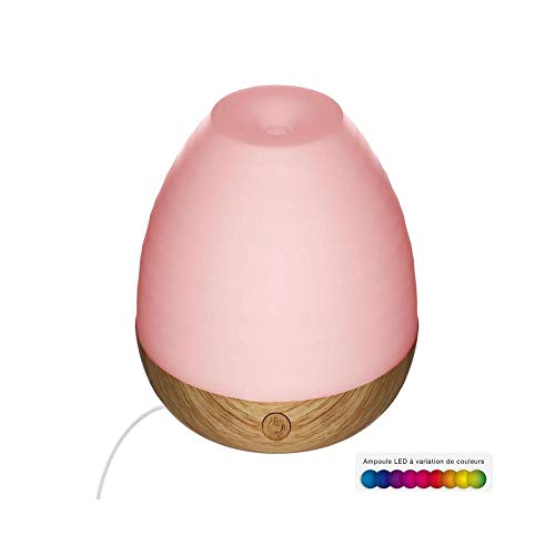 LED a variazione di colore Collegamento per rete Peso: 0,33 kg. Materiale: ABS, polipropilene. Dimensioni: D. 11 x H. 12,9 cm