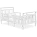Dream On Me Emma 3 in 1 Convertible Toddler Bed, White