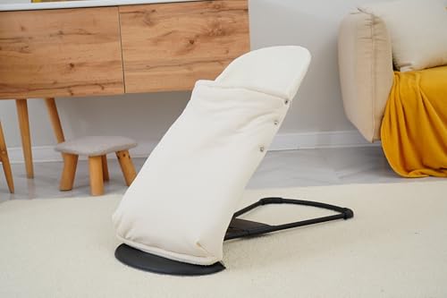 Miniatura 9 de Saco Funda Para Hamaca Bebé Belltop Compatible Con Hamaca Babybjörn Soft Bliss. Asiento Bebé Térmico Para Balancín Hipoalergénico. Saco Para Dormir Bebé Mecedora Extraíble Con Cremalleras -Beige