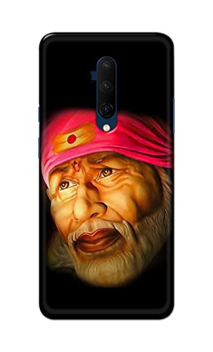 Image of PRINTFIDAA Sai Baba Lord Shiridi Great God Hinduism Religious Hard Back Cover for OnePlus 7T Pro /OnePlus 7 Pro Back Cover -(P6) KAT1002