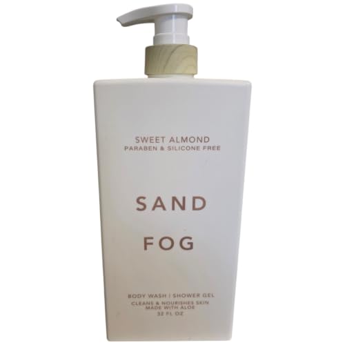 Sand and Fog 32 OZ Sweet Almond Body Wash/Shower Gel