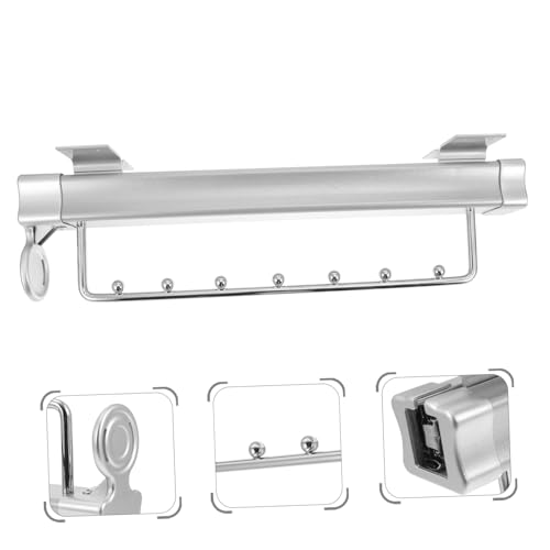 Support de cintre de garde-robe solide et rail de suspension de plafond - 5