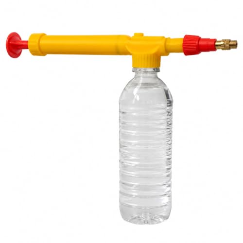 Pulverizador Spray Manual Para Garrafa Pet 28cm Bico Ajustável Am...