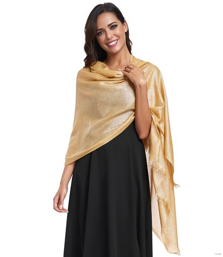 Sparkling Metallic Shawls and Wraps for Weddings Lightweight Wraps Scarf for Women Evening Formal Party3