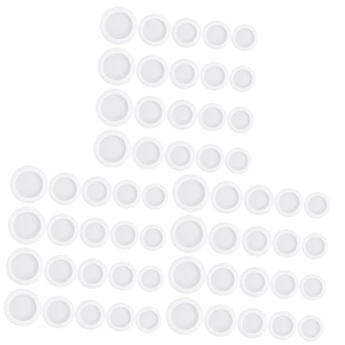 Zerodeko 3sets 20pcs Piggy Bank Stoppers Bottom Plugs for Plaster Dolls and Saving Boxes Easy Installation Lightweight Secure Closure for Savings 20pcs*3