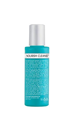 Pharmagel Nourish Cleanse Hydrating Facial Cleanser | Face Cleanser & Makeup Remover | Natural Face Wash for All Skin Types – 3.7 oz