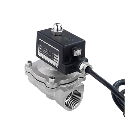 Électrovanne 3/8 24VDC en acier inoxydable SS304 normalement fermée - 3