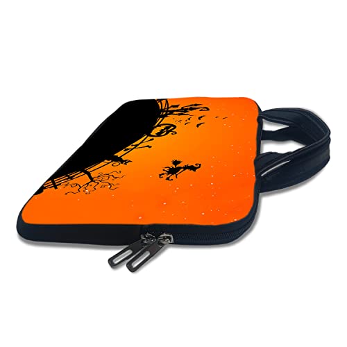 Image of Theskinmantra Horrifying Vampire Laptop Sleeve Bag with Zipper & Handle for Screen Size 15.6 inches Laptop /Notebook 15.6 / MacBook 15.4 / Chrombook 15.6.