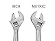 TEKTON 23002 6 Rollgabelschlüssel, 150 mm