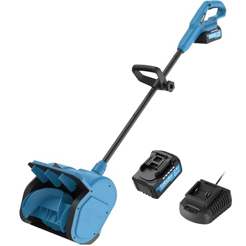FABOKA Brushless Cordless Snow Shovel, 21V Snow Blower, Electric Thrower