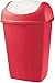 Tontarelli - Pattumiera Basculante 50 Litri, Colore Rosso Dimensioni 40,5x32x65,5 cm, Modello Grace