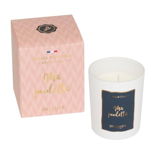 Draeger Paris - Vela de regalo - 'Ma poulette' - , cera vegetal - 9 x 7,5 cm