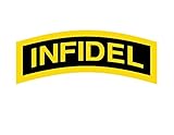 Edward & Co Sticker Infidel Decal United States Army Military for Car Truck Window Laptop Bumper US Flag 2.0 X 5.0 in