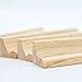 BSIRI Wooden Letter Holder Tiles Rack Set of 4