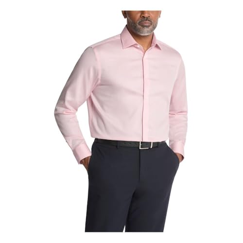 Calvin Klein Men's Dress Shirt Non Iron Stretch Regular Fit Solid