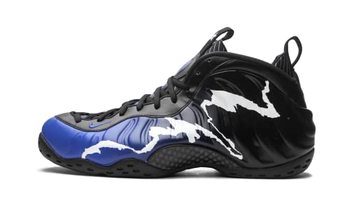 Nike Men's AIR Foamposite ONE Basketball Shoes (Black/White/Aurora Green/Game Royal, Numeric_11_Point_5)