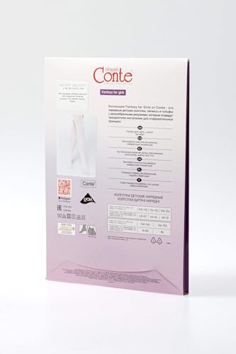 Image of Conte Holiday 50 Den - Fantasy Elegant Tights For Girls with pearlescent lurex shine - 4yr. 6yr. 8yr. 10yr. (20С-201СП)