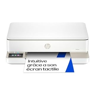 HP Envy 6120e, Imprimante Multifonction, Jet d'encre, A4, Couleur, Impression Recto Verso Automatique, Jusqu'à 10 ppm, Wi-FI, Smart, 3 Mois de Forfait Instant Ink Gratuit, Blanche