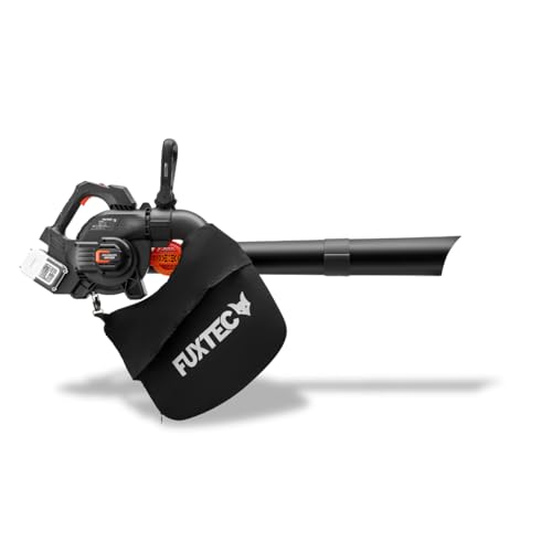 Fuxtec Soffiatore Aspirafoglie A Batteria 40V 2-In-1 FX-E2LBS, Senza Batteria Né Caricatore, Con Sacco Di Raccolta, Potenza Di Aspirazione 685 M³/H, Impugnatura Ergonomica, Regolatore Di Velocità - 5