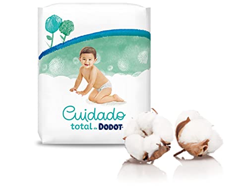 Dodot Cuidado Total Pañales Talla , 40 Pañales, , Suave Protección De La Piel, Con Materiales De Origen Vegetal