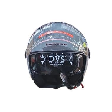 CASCO JET DIEFFE DF60 DOPPIA LENTE GRIGIO LUCIDO TAGLIA XL