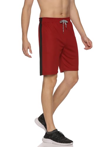 Image of Polyester Sports Shorts for Boys & Girls with Zipper Pockets