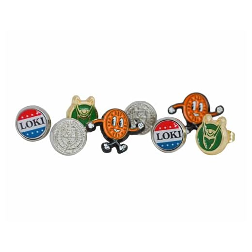 SalesOne Pendientes Marvel Loki y TVA - Set 4 Pendientes Loki - Marvel regalos - Marvel Accesorios, Marvel merchandising oficial