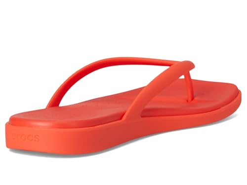 Image of Crocs Women's Miami Flip Flops | Square Toe Flat | 360 Degree Comfort | Croslite Foam Footbed
